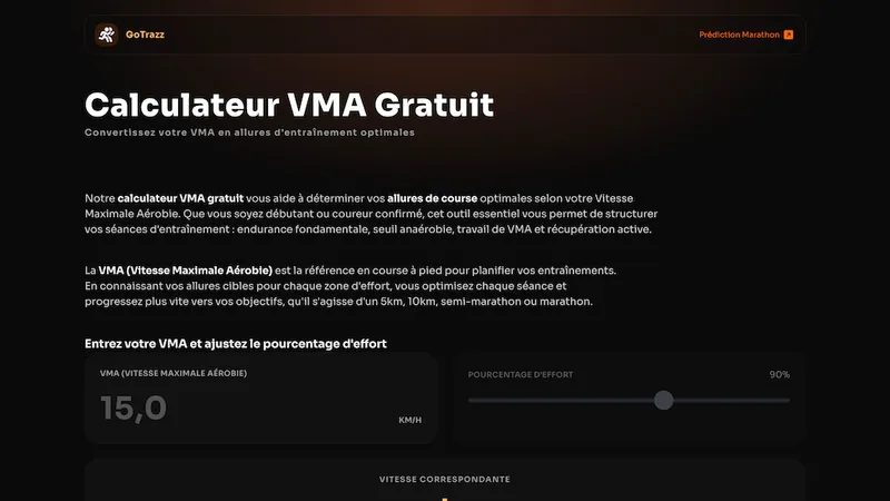 Calculateur VMA
